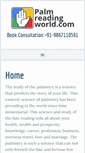 Mobile Screenshot of palmreadingworld.com